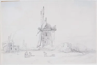 Landschap met Windmolen
